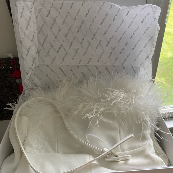 NWT Nadine Merabi Colette Jumpsuit in White Size XS - Picture 5 of 7